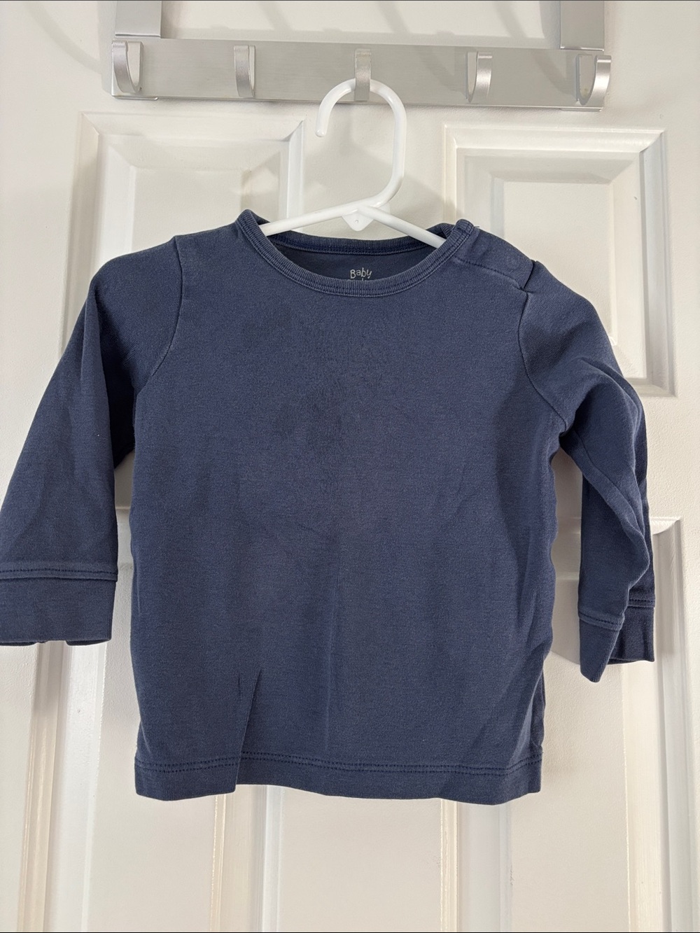 Baby Boden Navy Long-Sleeve Crew Tee